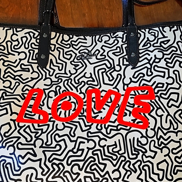 Coach x Keith Haring Reversible City Tote EUC! - Picture 3 of 15